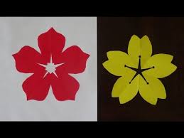 Maybe you would like to learn more about one of these? How To Make 5 Petal Hand Cut Paper Flowers Youtube