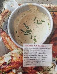 Alabama White Sauce Southern Living Delish Recipes Bbq Sauce Southern White Bbq Sauce