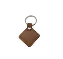 DESFire Waterproof DESFire 13.56MHz NFC Leather RFID Keyfob Smart RFID Key  Tag