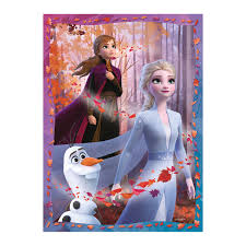 Elsa est l'héroïne du film. Puzzle 150 Pieces Elsa Anna Et Olaf Disney La Reine Des Neiges 2 Puzzles La Grande Recre