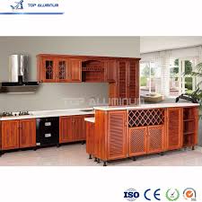 Kitchen cabinets can be a major source of vocs, thanks to the fact that most of them are made from engineered wood products like plywood, particleboard, and medium density fiberboard (mdf). China Classical Style Outdoor Waterproof All Aluminum Kitchen Cabinets Factory Suppliers Manufacturers Customized Classical Style Outdoor Waterproof All Aluminum Kitchen Cabinets Wholesale Top Aluminum