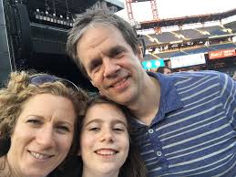 We saw Paul McCartney last night! When he sang Blackbird completely by  himself and asked who in the audience had tried to teach themselves that  song (guess who's hand went up immediately)