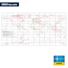 This article is free for you and free from outside influence. World Map 2d Dwg Free Drawing 2020 In Autocad Blocks