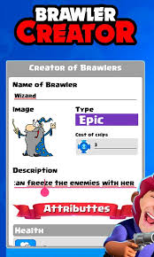 In this guide, we will show you not only all playable brawlers list by rarity and their stats, but also their types, box drop rates, and upgrade cost. Brawler Creator For Brawl Stars For Android Apk Download