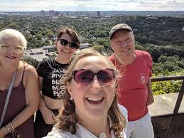 Beautiful day at the top of East Rock