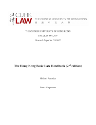 Certifies copies of original documents and commissions oath on an affidavit. Pdf The Hong Kong Basic Law Handbook 2nd Edition