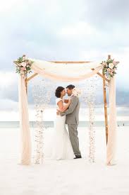 Destination Vintage Diy Wedding Hilton Clearwater Beach Beach Wedding Arch Wedding Beach Ceremony Wedding Ceremony Decorations