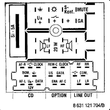 Swapping yellow wires will cause damage to any aftermarket stereo. Car Audio Wire Diagram Codes Audi Factory Car Stereo Repair Bose Stereo Speaker Amplifier Repair