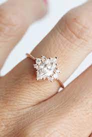 Beautiful Alternative Marquise Diamond Engagement Ring Minimalvs On Etsy Marquise Diamond Engagement Ring Engagement Rings Modern Engagement Rings