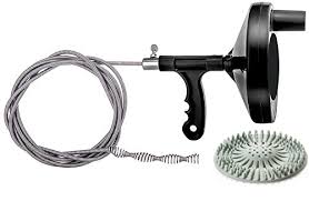 Feed the drain snake cable slowly down the drain by hand inch by inch, push the cable down the pipes, making sure to apply steady pressure once the drain auger cable stops, you've either hit your clog or the p trap/bend in the pipes Drain Snake Drain Auger Great Drain Clog Remover Use For Plumbing Snake Pipe Cleaner Sewer Bathtub Drain Kitchen Sink Cleaner With Hair Catcher For Hair Stopper Shower Drain Covers Buy Online In Botswana At Botswana Desertcart Com