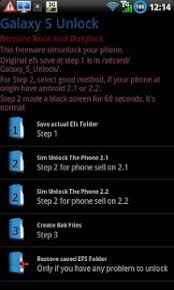 Mediante una aplicación del market: Galaxy S Unlock Apprecs