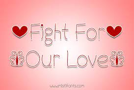 Directed by tara cole, autumn devitry, justin johnson. Fight For Our Love Schriftarten Von Misti Creative Fabrica