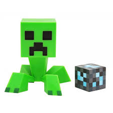 Inspired by barsikkt's dirt block. Jinx Minecraft Creeper Vinyl Action Figure With Diamond Ore Block Buy On G4sky Net