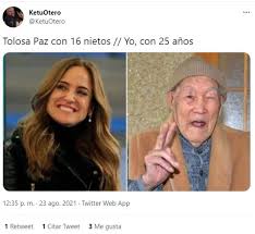 La concejala platense victoria tolosa paz, junto con su esposo y empresario de medios josé pepe albistur, celebraron como pocos el triunfo . Victoria Tolosa Paz Dijo Que Tiene 16 Nietos Y Los Memes Se Multiplicaron En Las Redes Tn