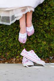 Wedding Socks Converse Shoes So Cute Im Sooooooooooo Getting Me Some Chuck Taylors For My Wedding Day Wedding Converse Wedding Wedding Socks
