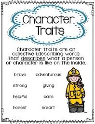 Character Traits Anchor Chart Or Poster