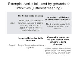Maybe you would like to learn more about one of these? Gerunds And Infinitives Changes In Meaning