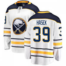 Dominik hašek is a czech former ice hockey goaltender. Breakaway Fanatics Branded Men S Dominik Hasek Buffalo Sabres Away Jersey White