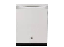 To release a stuck button, try turning off the breaker in the main panel and leaving it off for five minutes. Kenmore Elite 14833 Dishwasher Consumer Reports