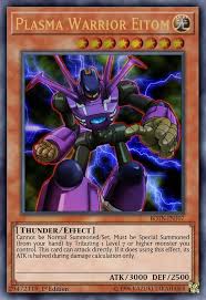 We would like to show you a description here but the site won't allow us. Plasma Warrior Eitom By Chaostrevor Yugioh Cards Yugioh Warrior