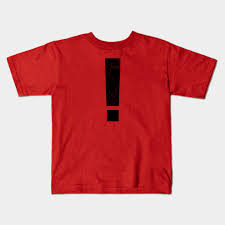 The metal gear series commonly features an exclamation point (!) over an enemy's head to show that either they have discovered the player and are going to attack, or that the enemy has been distracted by a noise or something else nearby. Metal Gear Solid Exclamation Mark Metal Gear Solid Kids T Shirt Teepublic