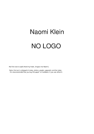 Maybe you would like to learn more about one of these? Calameo Klein Naomi No Logo