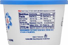 Cultured skim milk, cream, salt, pineapple fruit preparation: Daisy Low Fat Cottage Cheese 16 Oz Kroger