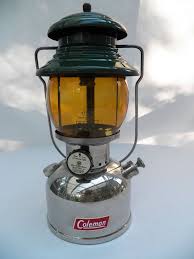 Vintage Coleman Lantern 202 Professional Amber Glass 1958 Single Mantle Coleman Coleman Lantern Gas Lanterns Electric Lamp