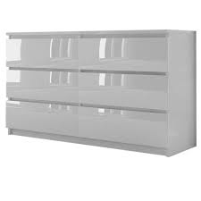 Sideboard 140 cm auf moebelcheck.net ganz einfach finden ❤ entdecken sie unsere riesige auswahl an reduzierten sideboard 140 cm. Kommode Mit 6 Schubladen 140cm Hochglanz Sideboard Weiss Anrichte Kaufen Bei Hood De