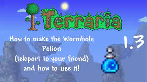 How to use a wormhole potion