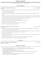 District level lawn tennis champion. Commercial Lines Account Manager Resume Sample Mintresume