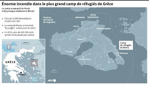 Les incendies ravagent le bassin méditerranéen. Face A La Desolation Du Camp De Moria Les Refugies Abandonnes A Leur Sort