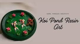 Koi Pond Resin Art