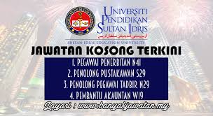 Join us in our mission to make knowledge come alive, spark imaginations and create possibilities! Jawatan Kosong Di Universiti Pendidikan Sultan Idris Upsi 22 January 2017 Kerja Kosong 2021 Jawatan Kosong Kerajaan 2021