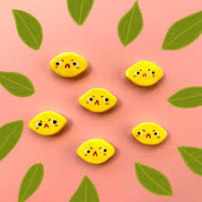 Sour Lemon Fruit Clay Pin Etsy Diy Clay Crafts Clay Art Projects Clay Crafts