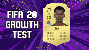 Alexander isak statistics and career statistics, live sofascore ratings, heatmap and goal video highlights may be available on sofascore for some of alexander isak and real sociedad matches. Alexander Isak Growth Test Fifa 20 Career Mode Youtube