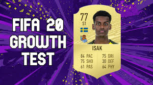 This is his non rare silver card. Alexander Isak Growth Test Fifa 20 Career Mode Youtube