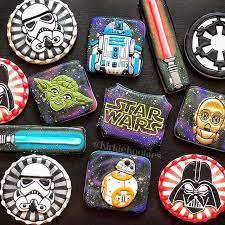 Andi K Sugar Cookie Artist On Instagram May The 4th Be With You Youre Getting These Babies In 2020 Star Wars Cookies Poppy Seed Cookies Star Wars Wedding Gifts