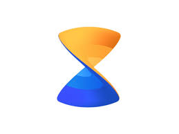 Xender Logo Sign Animation Logo Sign Gradient Logo Color Palette Yellow