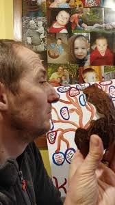 My coconut had the same face shape as my husband