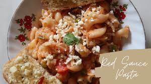 Taste and season with salt and pepper as needed. Macaroni Red Sauce Pasta Recipe Garlic Bread Recipe The Pretty City Girl