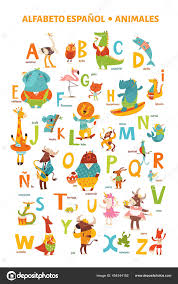 This is part of our beginner. Vektorgrafiken Animal Alphabet Spanish Vektorbilder Animal Alphabet Spanish Depositphotos