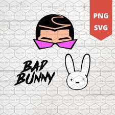 Free easter bunny svg cut file, printable vector clip art download. Bad Bunny Svg Png Etsy In 2021 Bunny Svg Disney Art Drawings Bunny Party