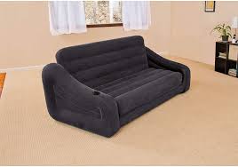It is an inflatable sofa that is easy to set up using any pump as the name suggests, you can pull out the attached cushions to convert the chair into a bed. Inflatable Pull Out Sofa Bed With Electric Pump Cherry Households