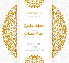 Vintage Wedding Invitation With Mandala Luxury Wedding Invitations Design Floral Wedding Invitation Card Wedding Invitation Vector