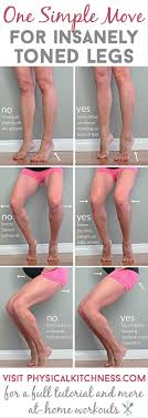 one simple move for insanely toned legs
