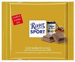 Ritter Sport Fake Schokolade Sardellenhonig Lustig