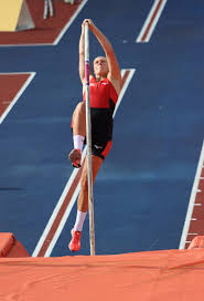 The tip of the vaulting pole is angled higher than eye level until three paces from takeoff, when the pole tip descends efficiently, amplifying run speed as the pole is planted into the vault box. Coverage And Images From The 2020 Stockholm Diamond League Meet Bob Ramsak