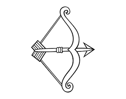 Find illustrations of bow arrow. Arrow With Bow Coloring Page Coloringcrew Com