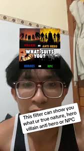 Npc Antihero Heroe or Villain Filter